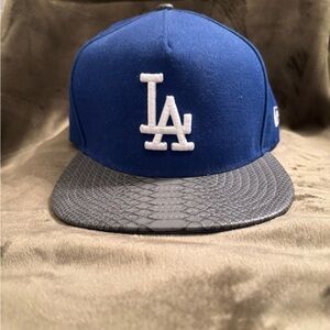 Los Angeles New Era Blue and Black Adjustable Sports Hat